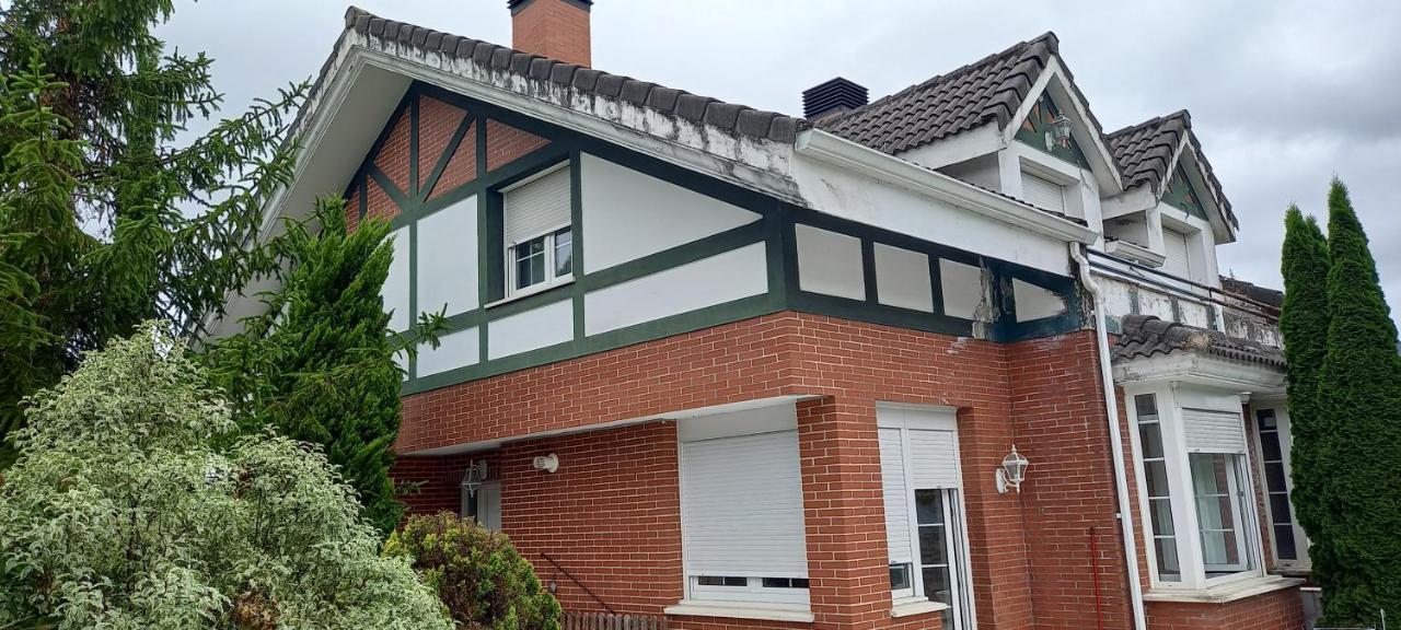 Chalet Con Piscina, Sauna Y Jacuzzi Cerca Del Mar A Media Hora De Bilbao Y Santander El Puente  Esterno foto
