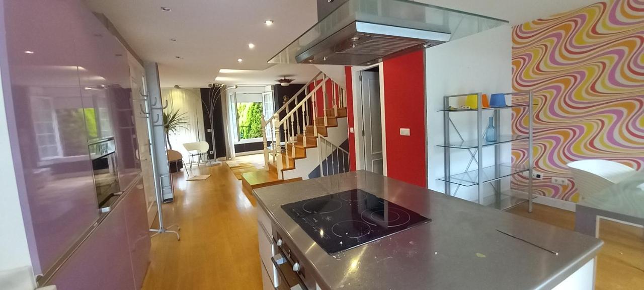 Chalet Con Piscina, Sauna Y Jacuzzi Cerca Del Mar A Media Hora De Bilbao Y Santander El Puente  Esterno foto